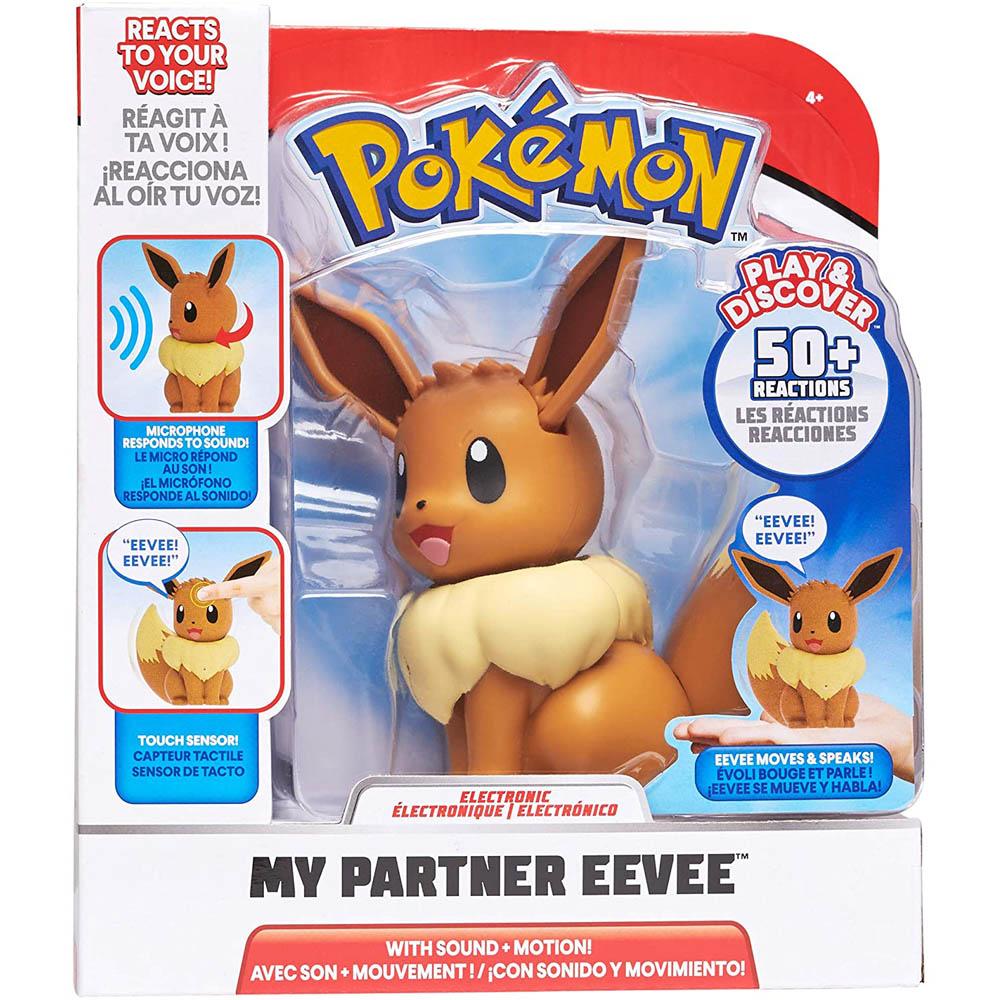 Mini Figura - Pokémon - Eevee - com Som - Sunny - Ri Happy