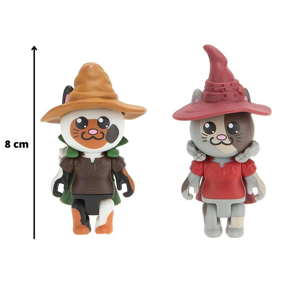Bonecos Roblox - Wizard Cats - Pack com 2 Figuras - Sunny - Ri Happy