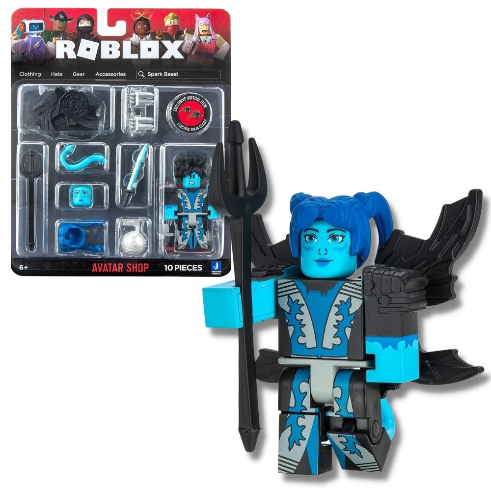 Boneco Roblox Avatar Shop - Pack Figura Punks + Cód Virtual - Ri Happy