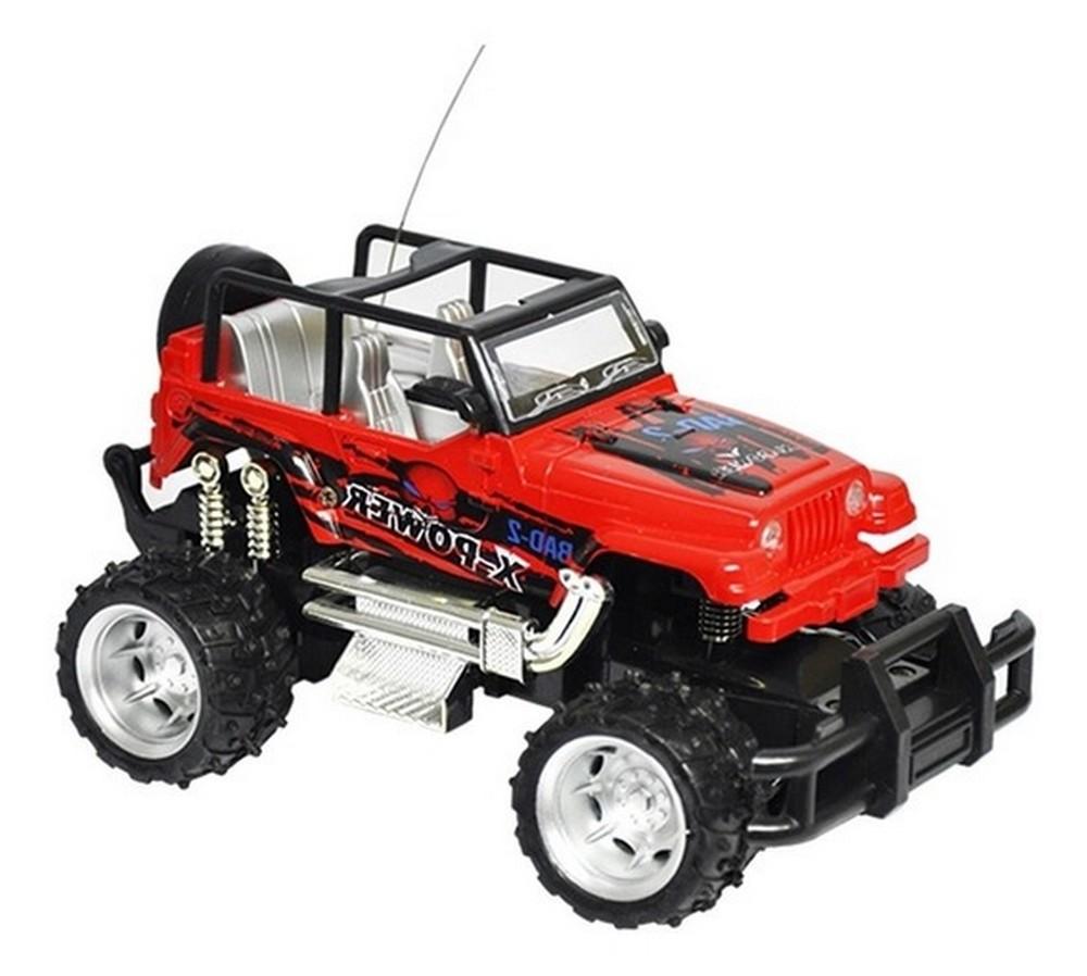 Carro De Controle Remoto Jipe 4x4 - Champion Radical 1:24 Vermelho