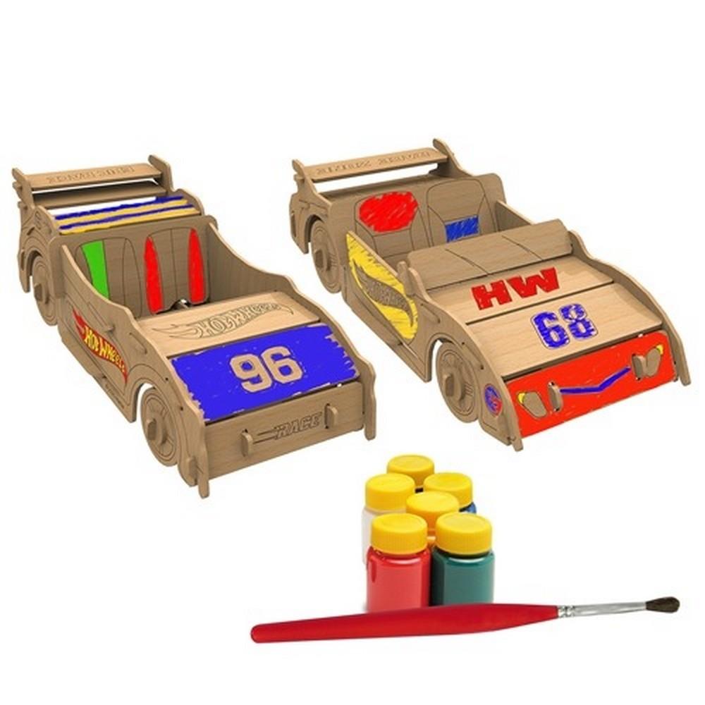 Jogo Quebra Cabeça Infantil 3d Brinquedo Carrinho Hot Wheels
