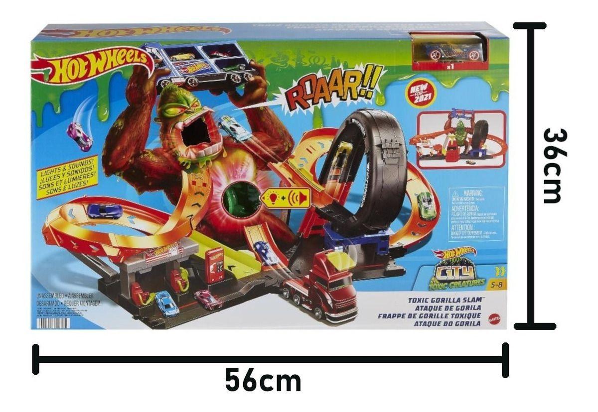 Pista De Hot Wheels De Gorila Hot Wheels City Wreck Ride Gorilla