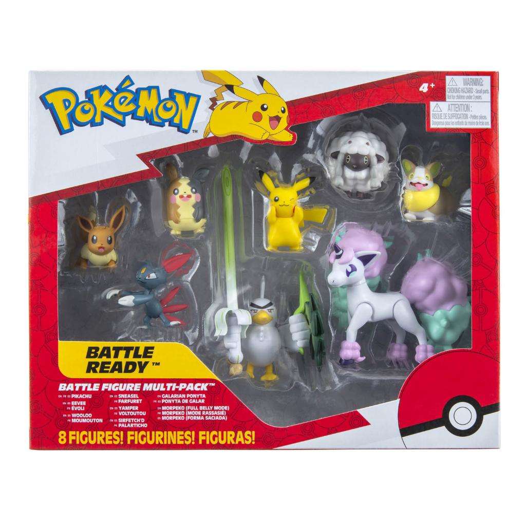 Conjunto de Mini Figuras - Pokemon - Wave 7 - Multipack de Batalha