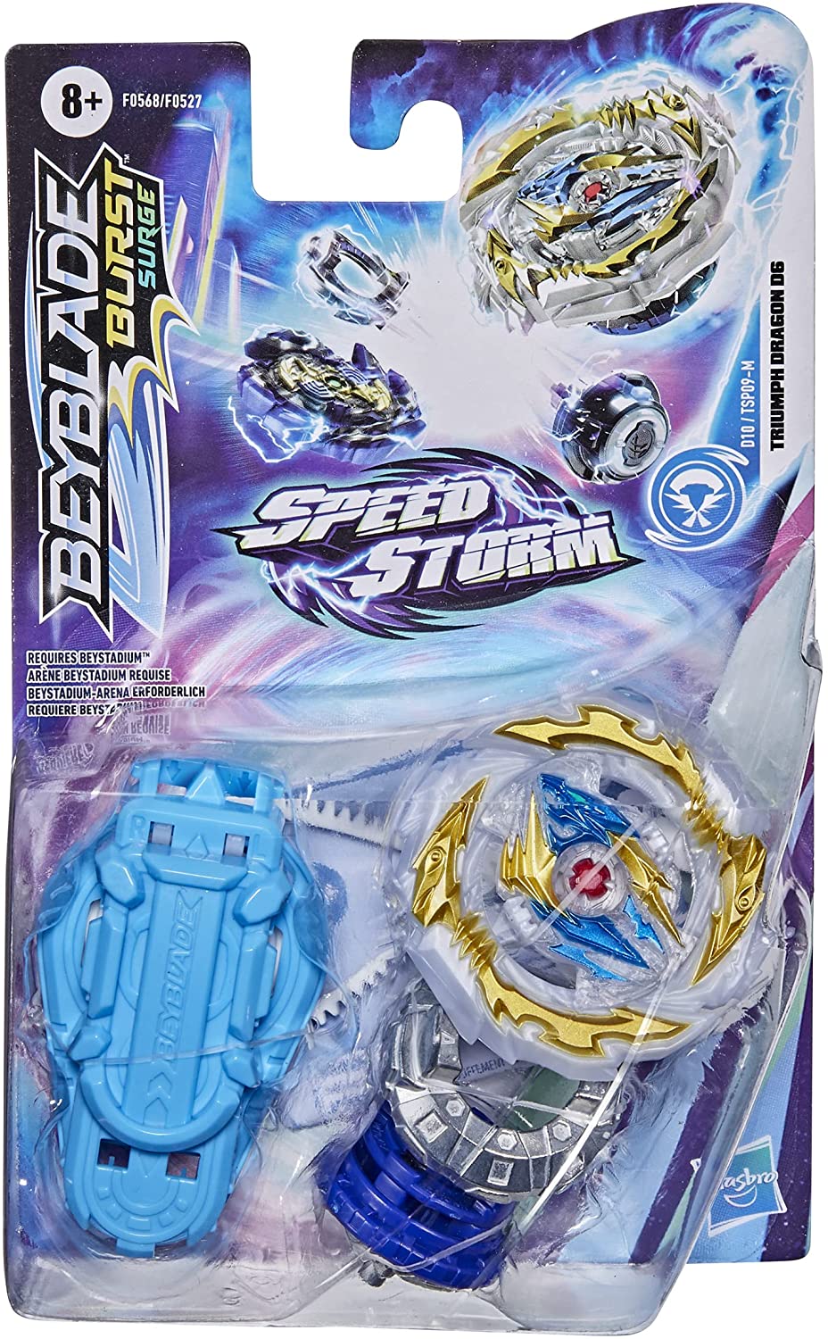 Beyblade Burst Surge - Pião Speedstorm com Lançador - Triumph