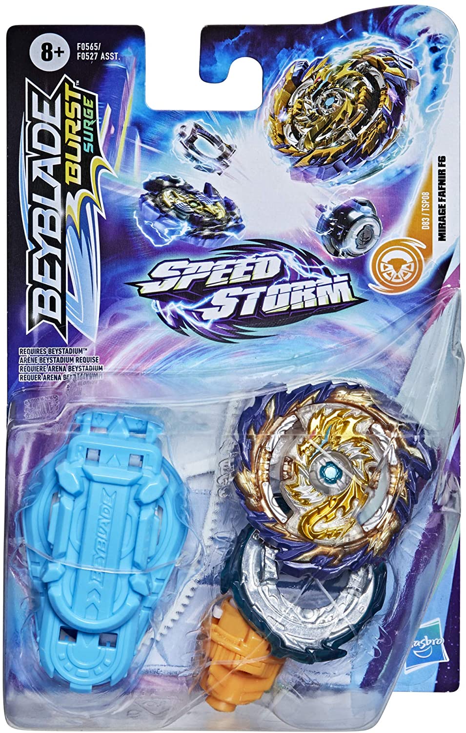Beyblade Burst Surge - Pião Speedstorm com Lançador - Mirage