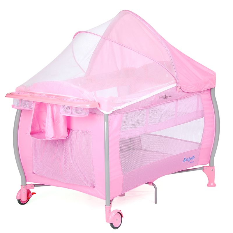 Berco-Portatil-Nanna-Pink-Check-Burigotto