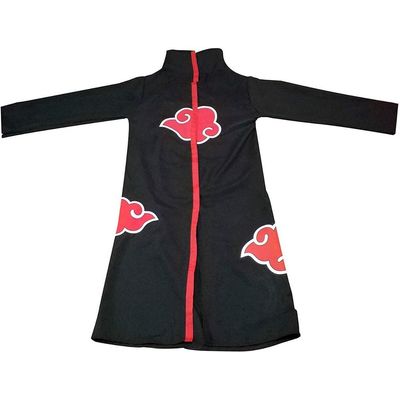 Capa Manto Akatsuki Naruto Cosplay Itachi + Bandana + Anel Tamanho