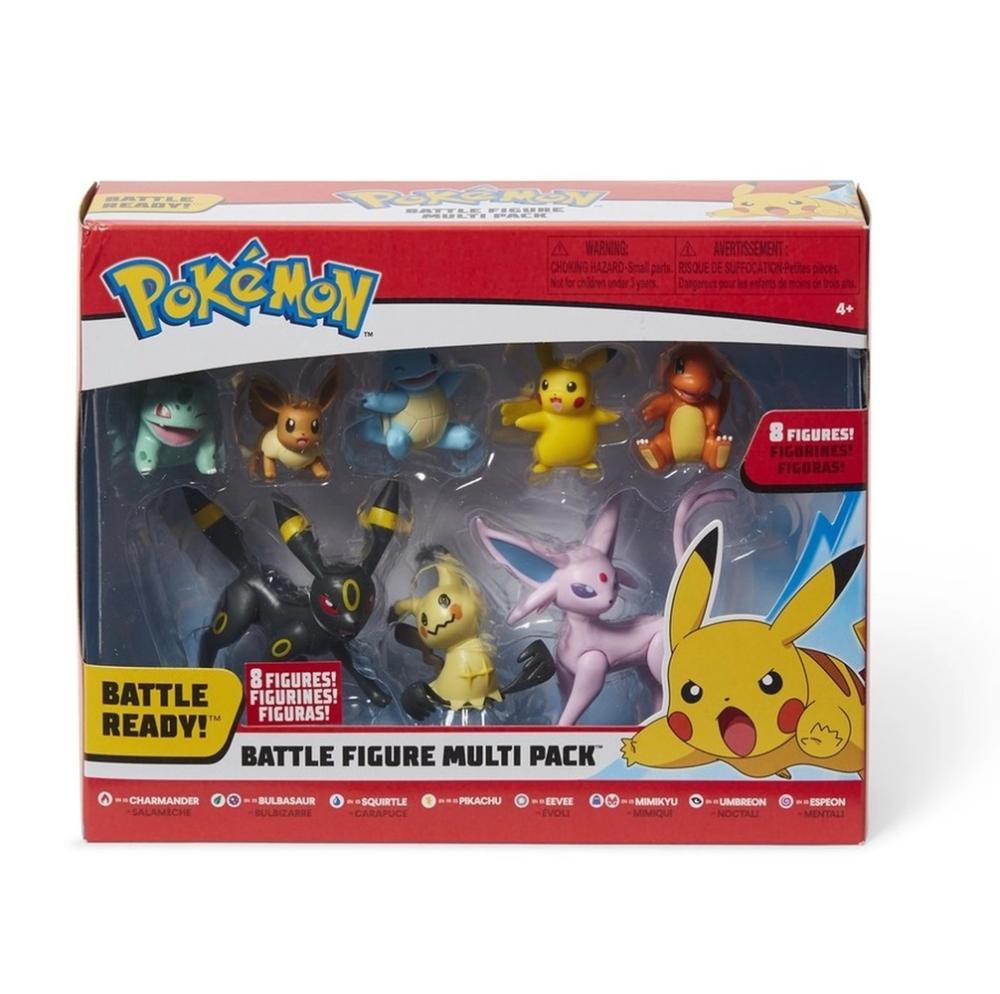 Pokémon Multi Pack Com 8 Figuras De Batalha - Ri Happy