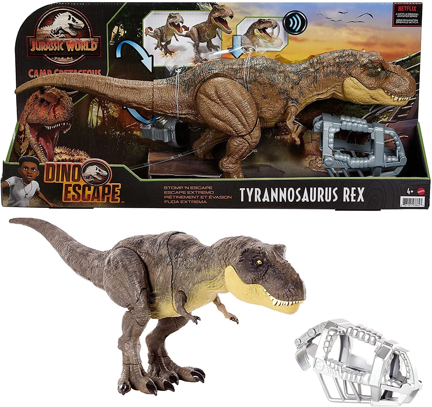 Figura Jurassic World Tyrannosaurus Rex Fuga Extrema GWD67 - Ri Happy