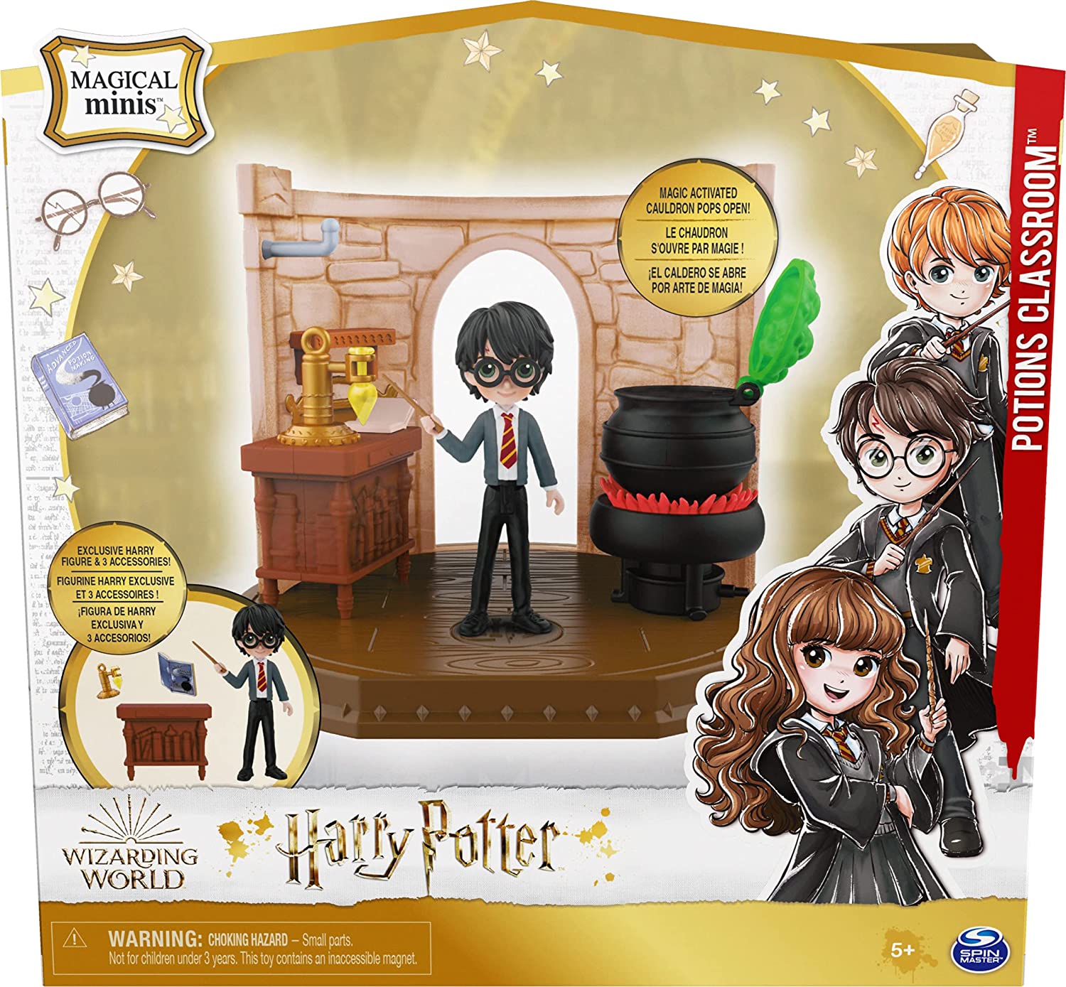 Compre Kit 4 Harry Potter - Castelo, Salas De Poções, Feitiços, Cuidados  Com Criaturas Mágicas, Adivinhação aqui na Sunny Brinquedos.