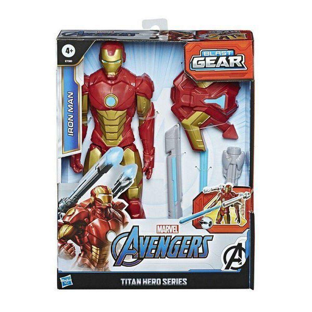 Titan Hero Blast Gear Homem de Ferro c/ Acessorio E7380 - Ri Happy