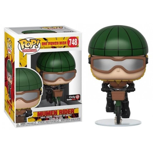 Funko Pop Animation One Punch Man Mumen Rider Gamestop #748 Funko Pop Animation One Punch Man Mumen Rider Gamestop #748