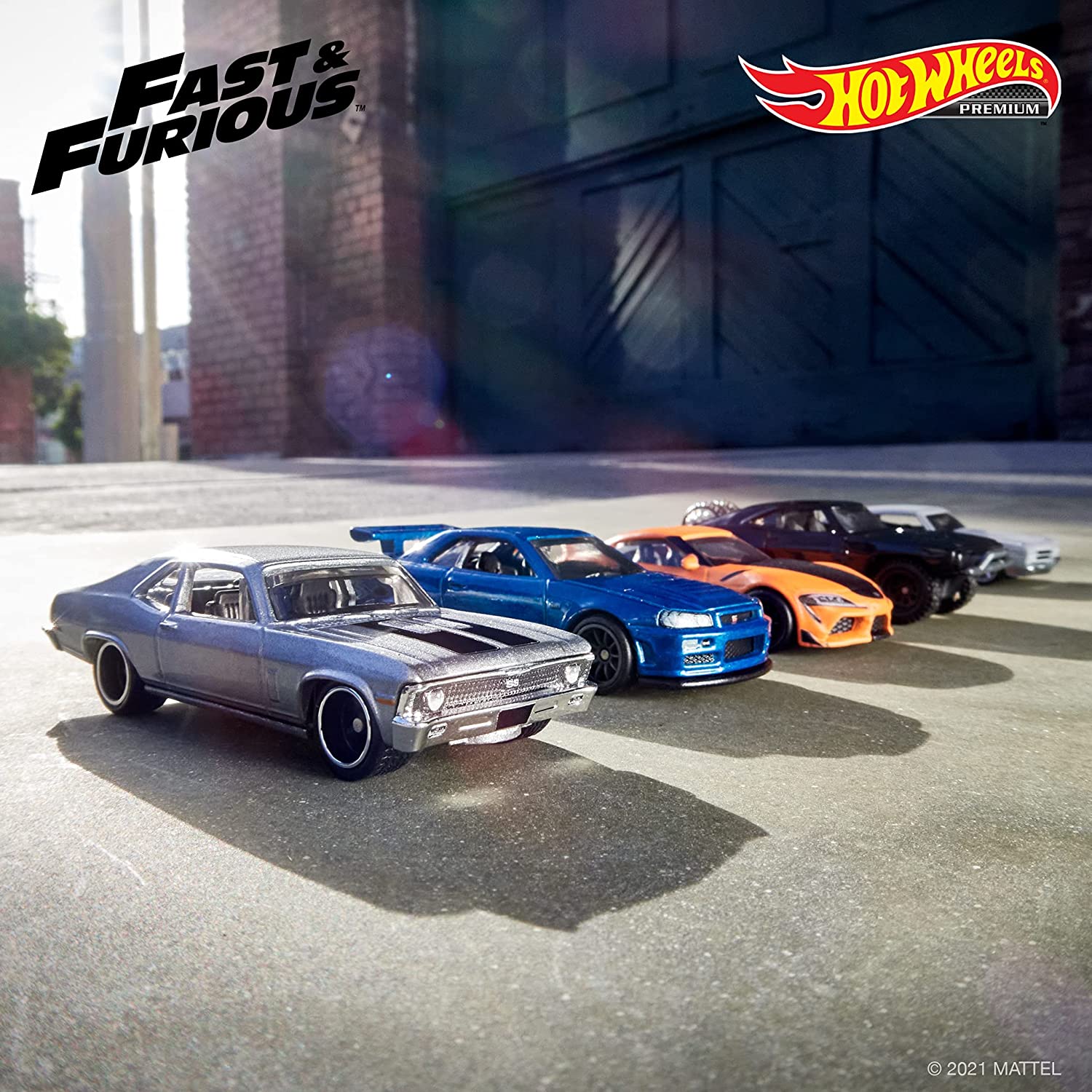 Hot Wheels - kit c/ 5 carrinhos - VELOZES E FURIOSOS - Ri Happy