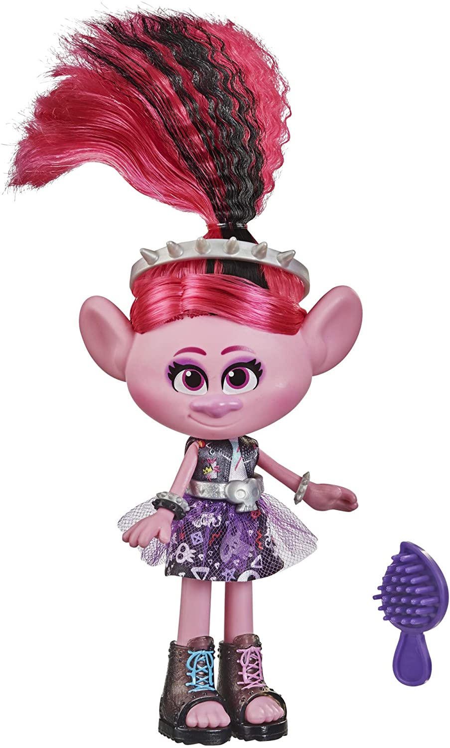 Boneca Trolls Trollstopia Poppy Fashion Rock Hasbro F2248 Boneca Trolls Trollstopia Poppy Fashion Rock Hasbro F2248