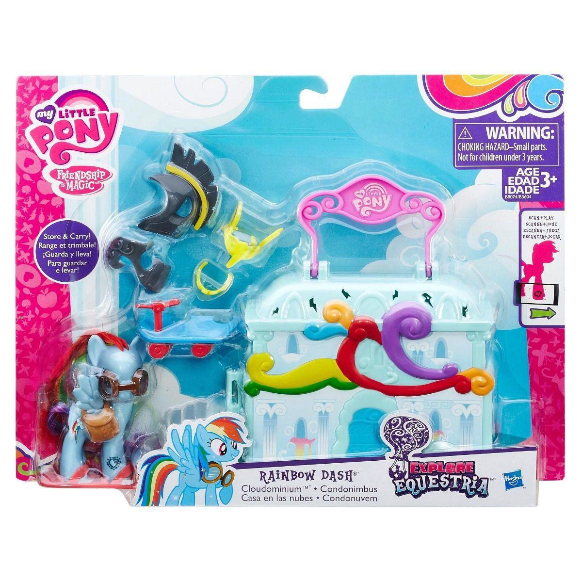 Boneca My Little Pony New Azul Rainbow Dash Hasbro