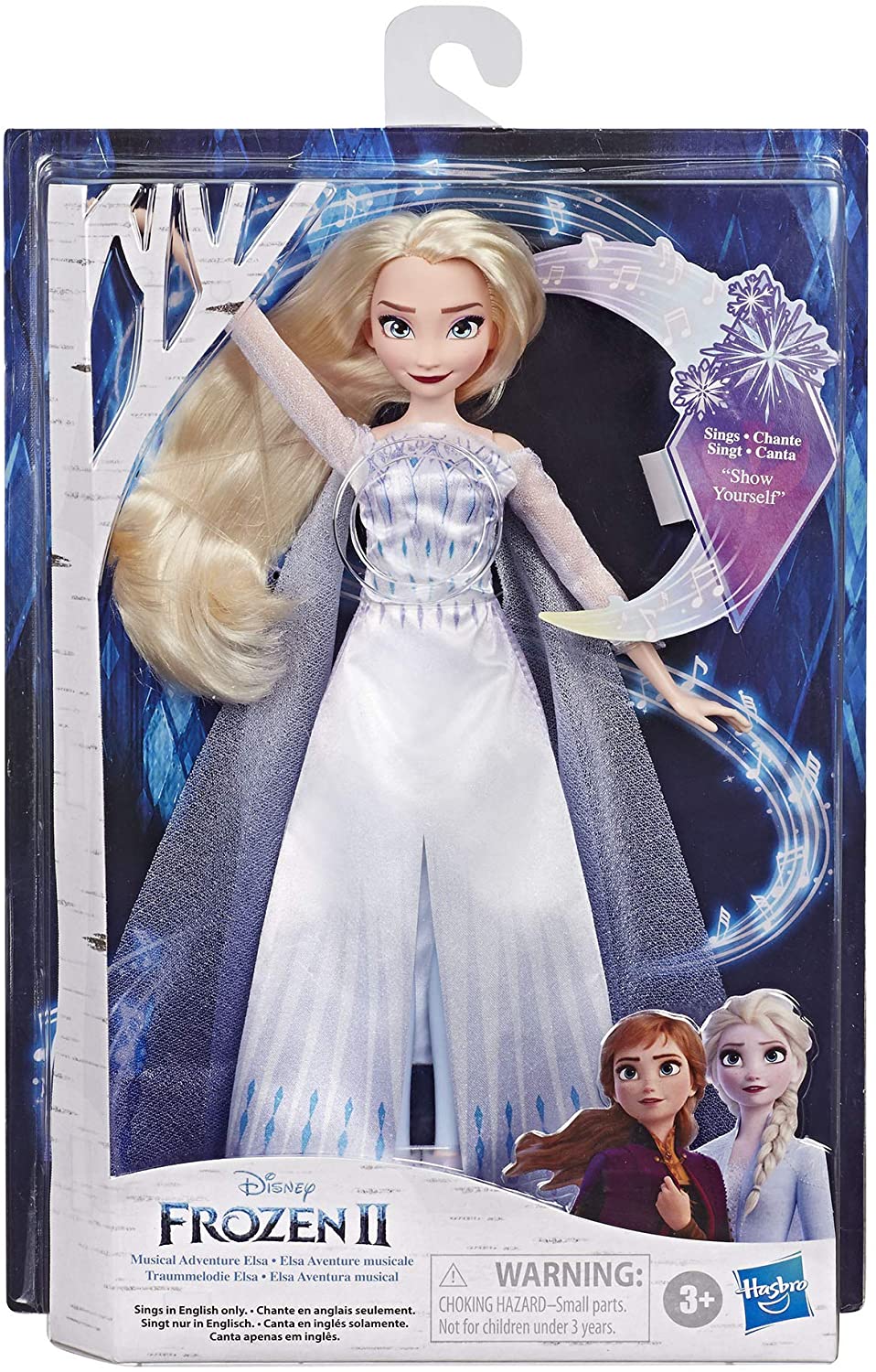FROZEN 2 BONECA ELSA CANTORA - HASBRO E8880 - Ri Happy
