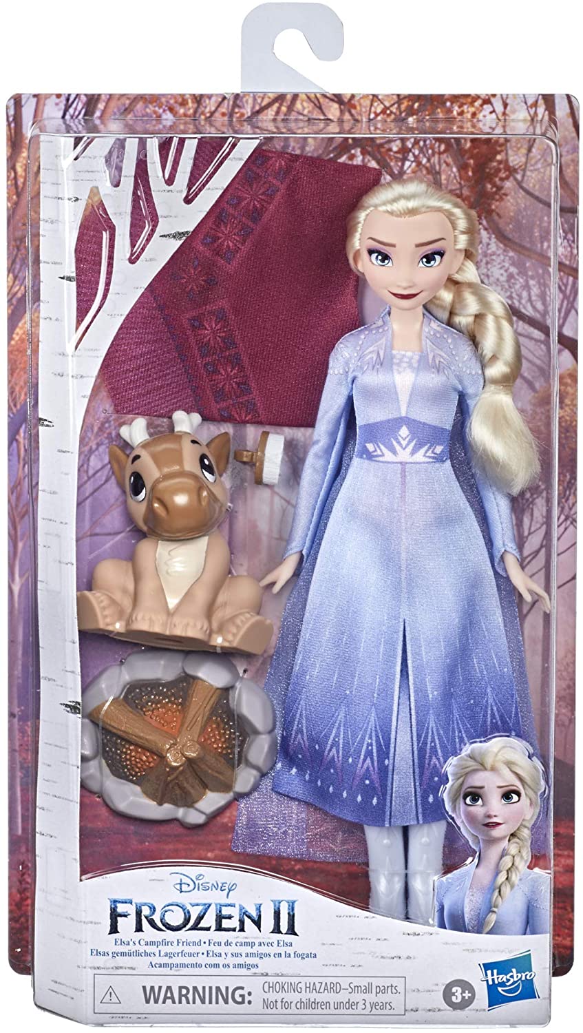 Boneca Frozen 2 Elsa Acampamento com os Amigos Hasbro F1582 - Ri Happy