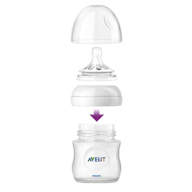 Montando-Mamadeira-Petala-125ml-Philips-Avent
