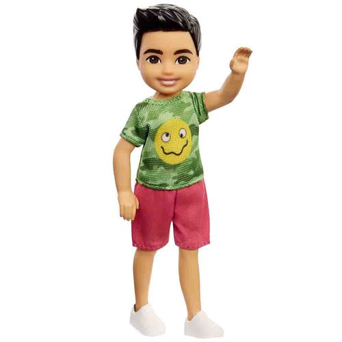 Mini Boneco - Família da Barbie - Chelsea Club - Menino - Camiseta Emoticon - Mattel