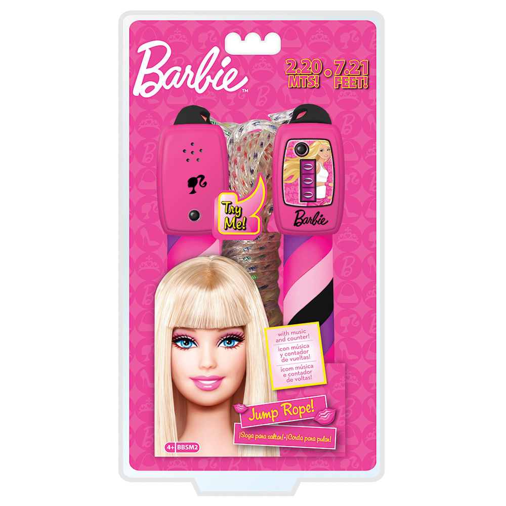 Corda de Pular Barbie FUN Brinquedos - Fátima Criança