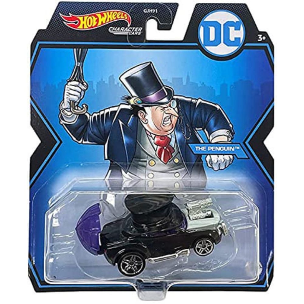 HOT WHEELS DC CHARACTER CARS THE PENGUIN (PINGUIM) - GCK91 - Ri Happy