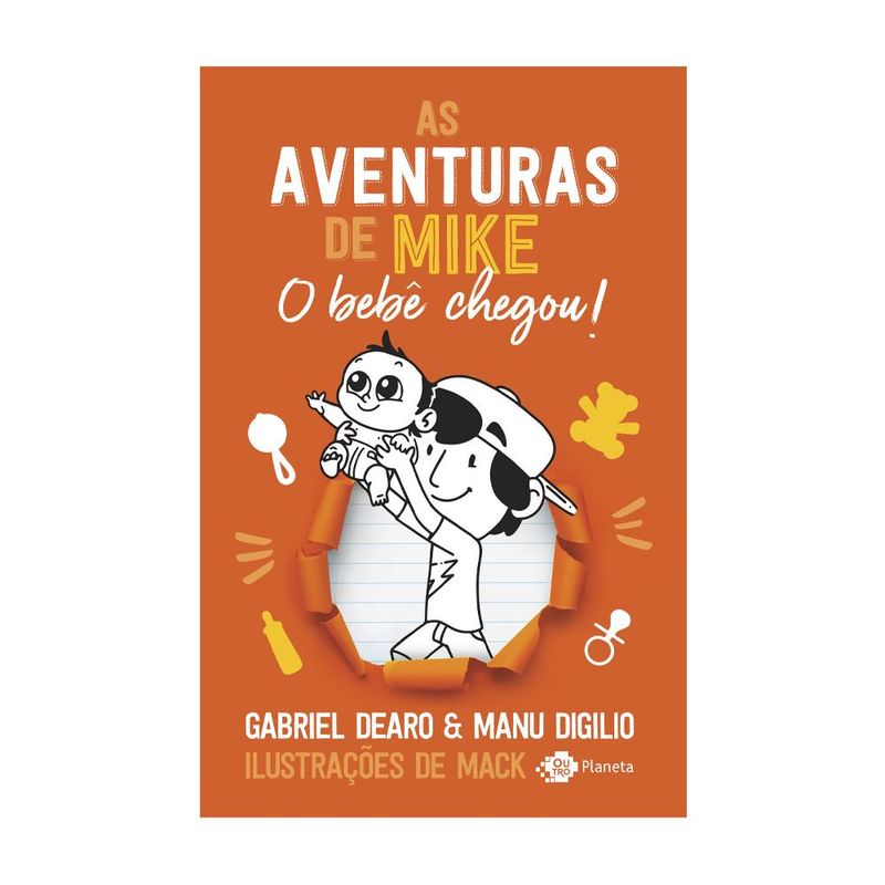 Livro---As-Aventuras-de-Mike---O-Bebe-Chegou---1-Edicao---Volume-2---Planeta-0