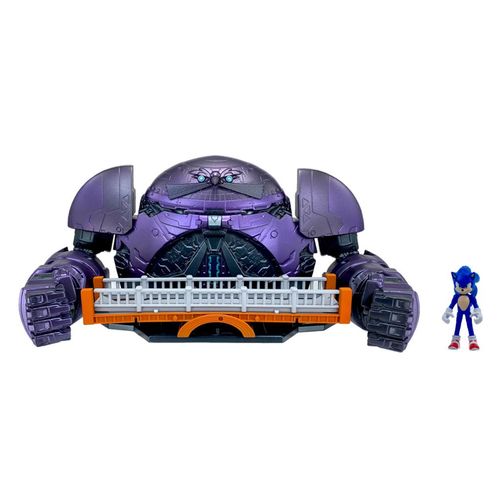 Playset e Mini Figura - Sonic 2 - The Hedgehog - Battle - Robô do Eggman - Candide