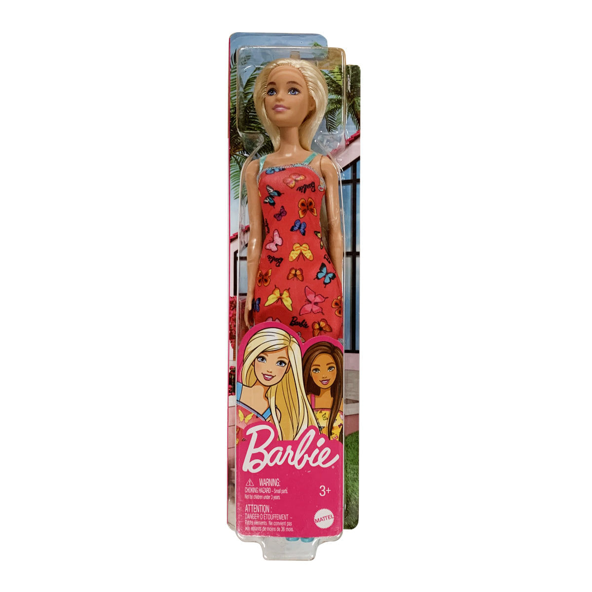 Roupa infantil rosa fashion para barbie, vestido para boneca
