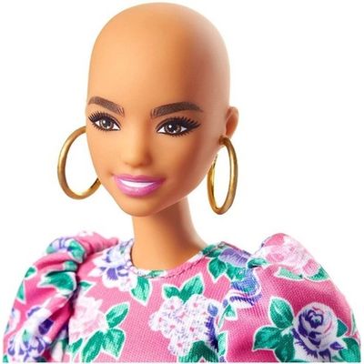Acessórios para Boneca - Barbie Fashionista - Roupa - Vestido Florido Rosa  - Mattel