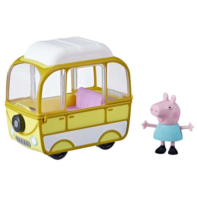 Mini-Veiculo-e-Figura---Peppa-Pig---Minivan---Amarela---Hasbro-1