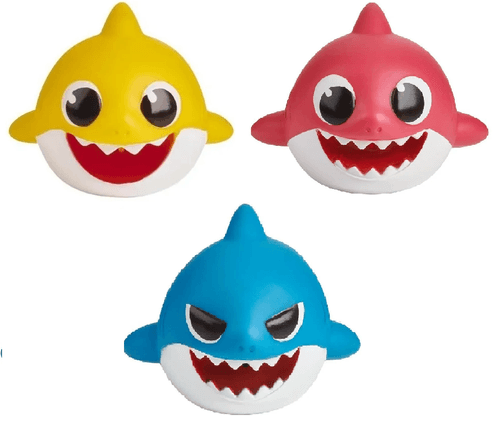 Baby Shark Figuras De Banho Kit c/ 3 Sunny 2350