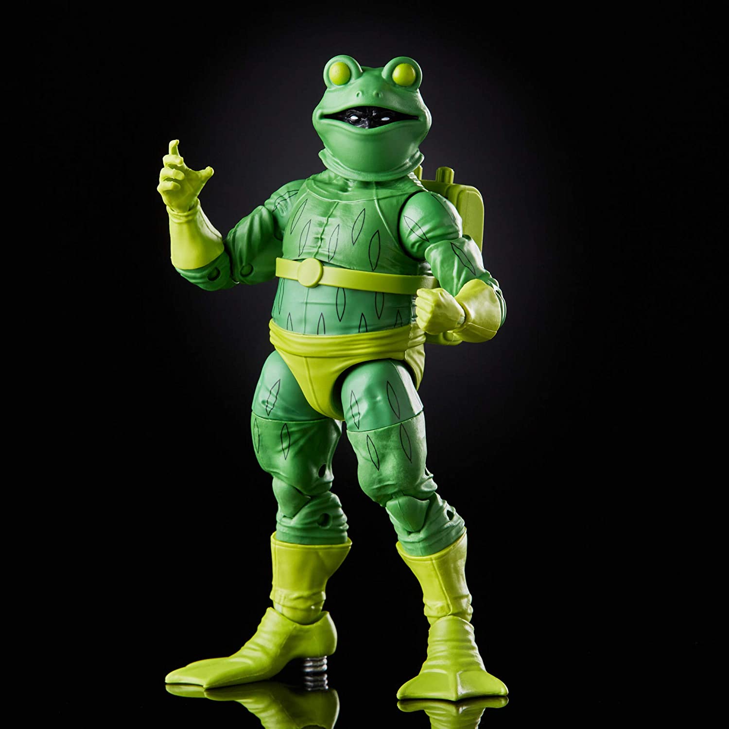 poolys frogman プーリーズフロッグマン フィギュア ミントグリーン Marvel Legends Spiderman Into the Spiderverse Frog-Man F0260