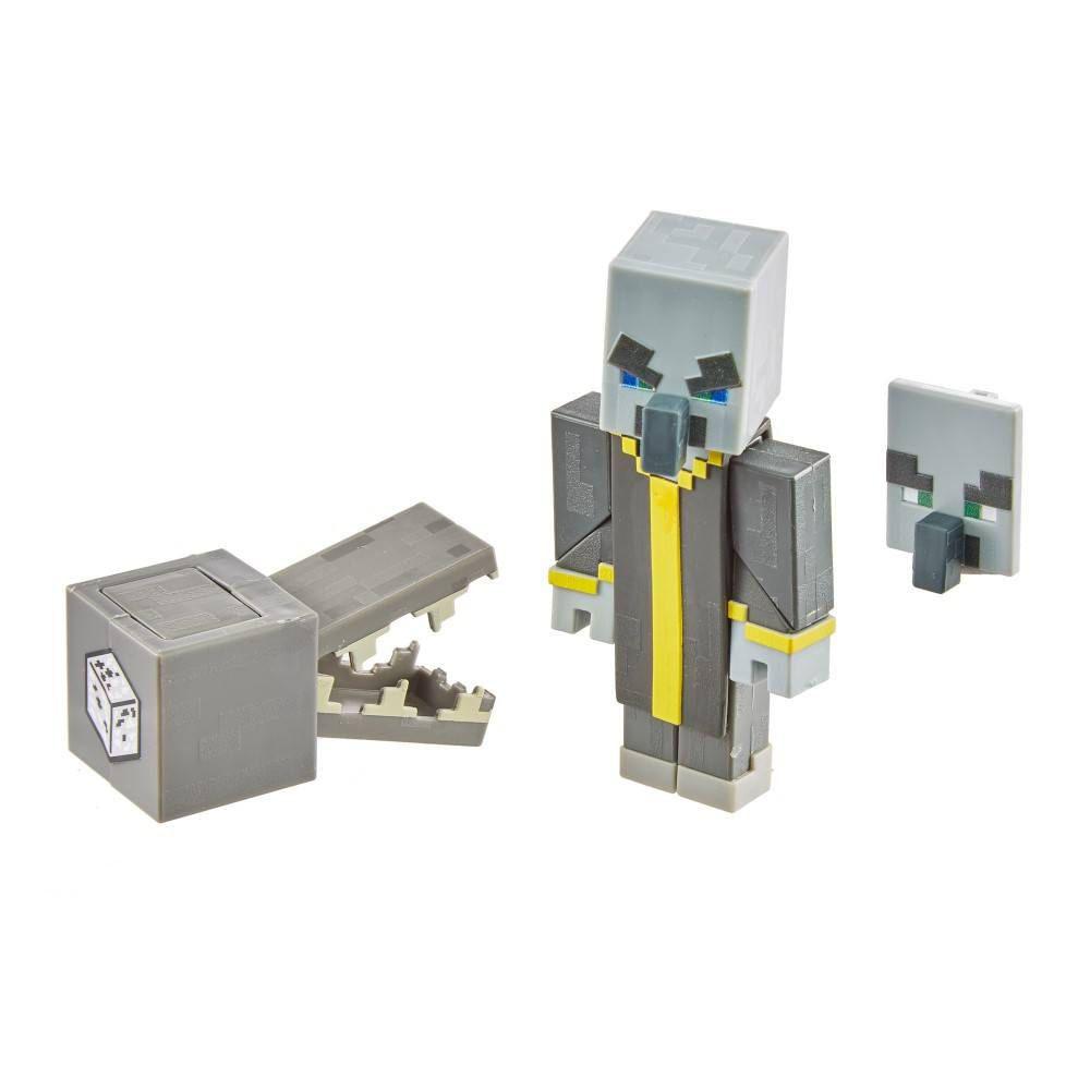 Boneco Articulado Minecraft Evoker Mojang Mattel Ri Happy