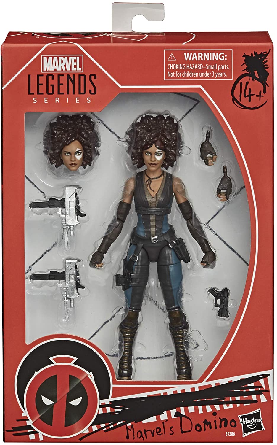 Boneca Series X-Men Marvel¿S Domino Marvel Legends E9286