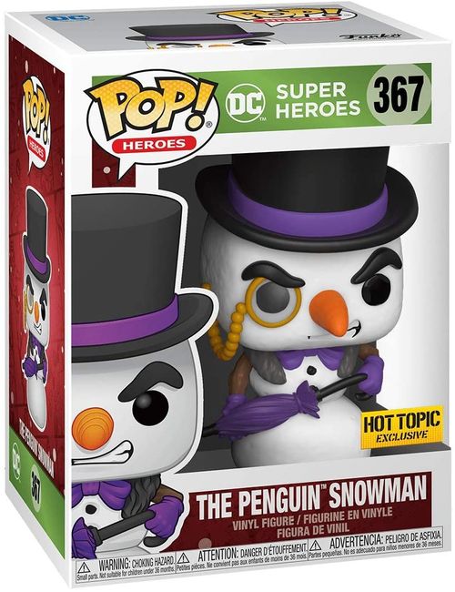 Funko Pop DC The Penguin Snowman Hot Topic Exclusive #367