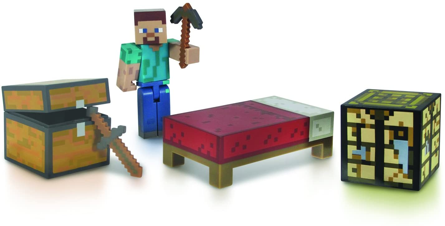 Minecraft - Boneco Steve Minerador Grande Dnh09 - MP Brinquedos