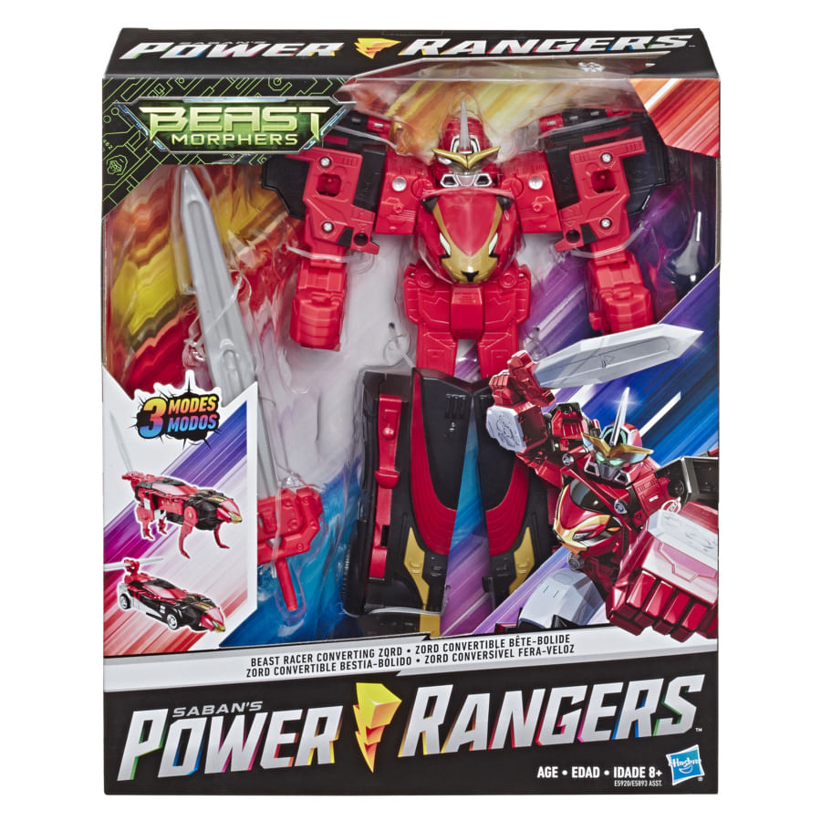 べ*郎様 Much more 安定化電源PowerMaster worldEdi Power Rangers Beast Morphers Zord Conversível Fera-Veloz - Ri Happy