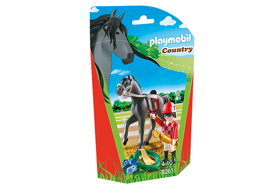Playmobil Cavalos Soft Bag Playmobil Cavalo De Corrida 9261