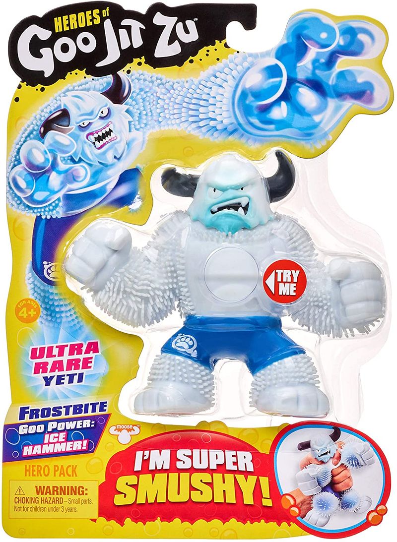 Heroes Of Goo Jit Zu Ultra Rare Yeti Frostbite Smushy Sunny