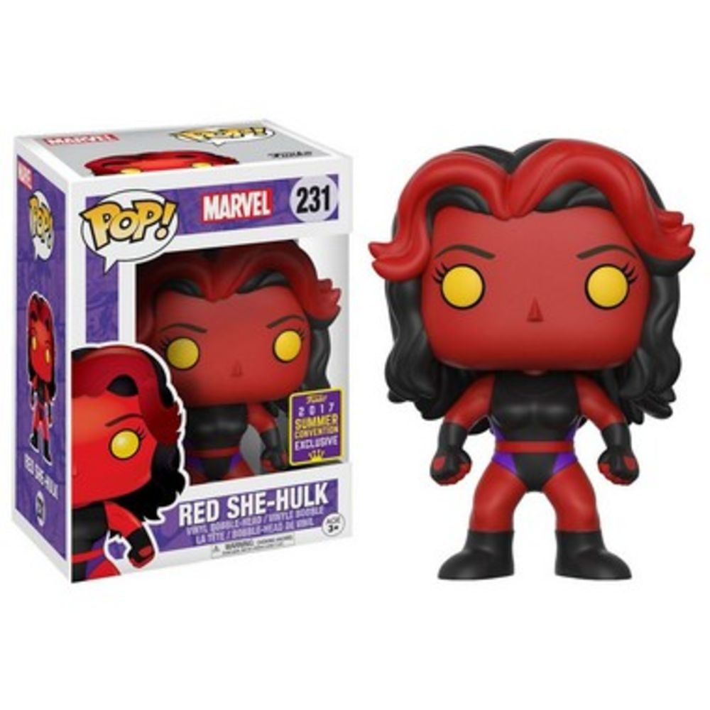 Funko Pop Marvel Red She Hulk Summer Convention #231 - Ri Happy