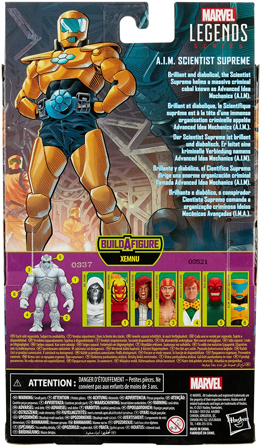 Marvel Legends BAF Xemnu A.I.M. Scientist Supreme F2802 - Ri Happy