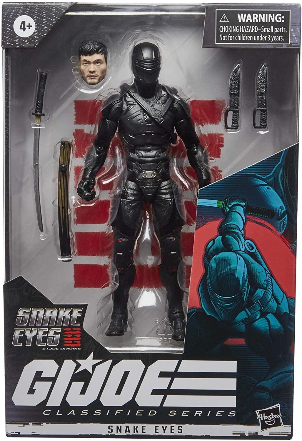 Figura G.I. Joe Classified Snake Eyes Hasbro E8515 - Ri Happy