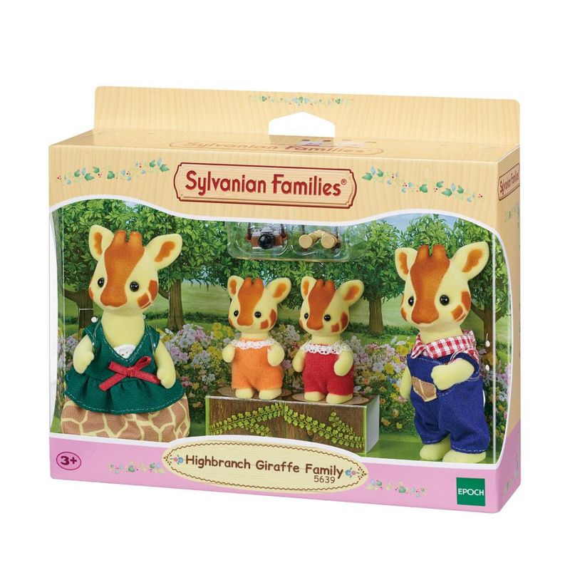 Conjunto-de-Figuras---Sylvanian-Families---Familia-das-Girafas---Epoch-1