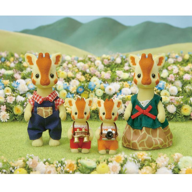 Conjunto-de-Figuras---Sylvanian-Families---Familia-das-Girafas---Epoch-2