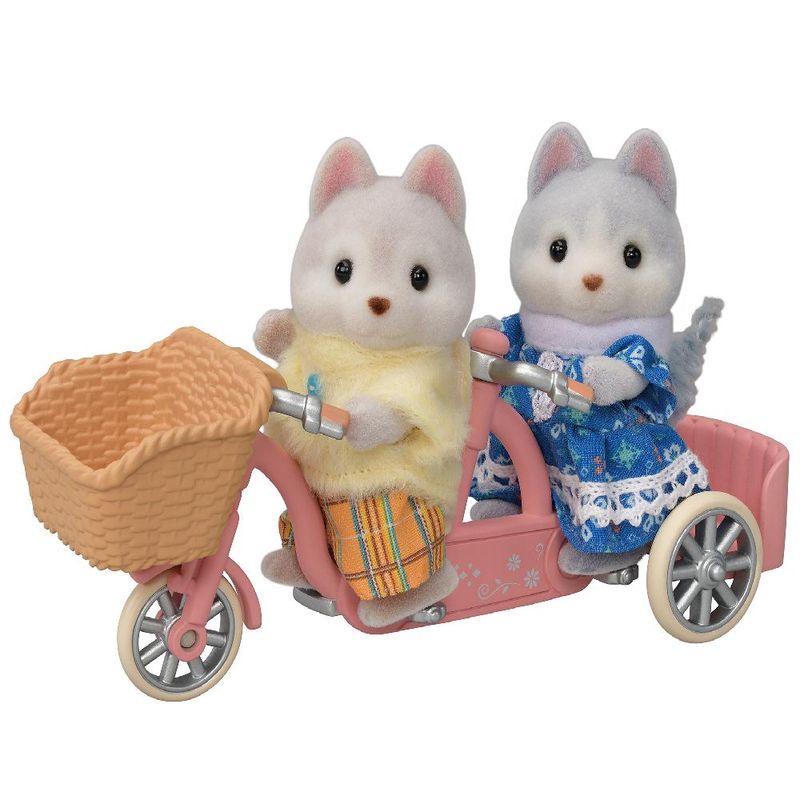 Conjunto-de-Bicicletas---Sylvanian-Families---Husky-Pauline-e-Husky-Hayden---Epoch-0