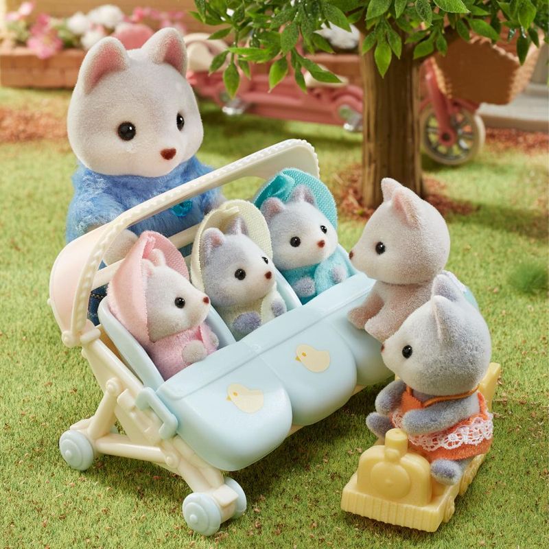 Conjunto-de-Figuras---Sylvanian-Families---Bebes-Huskys-Amber-e-Jeremy---Epoch-9