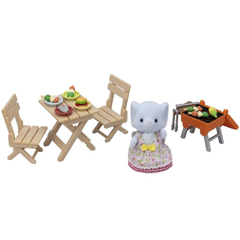 Conjunto-Piquenique-Churrasco---Sylvanian-Families---Elefante-Miriam---Epoch-0