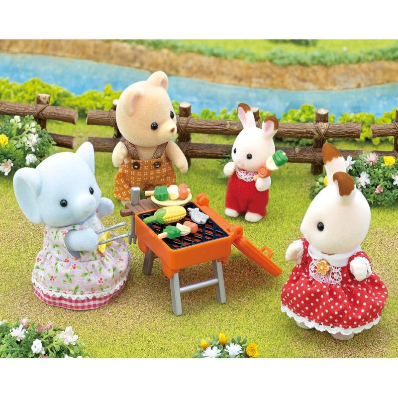 Conjunto-Piquenique-Churrasco---Sylvanian-Families---Elefante-Miriam---Epoch-4