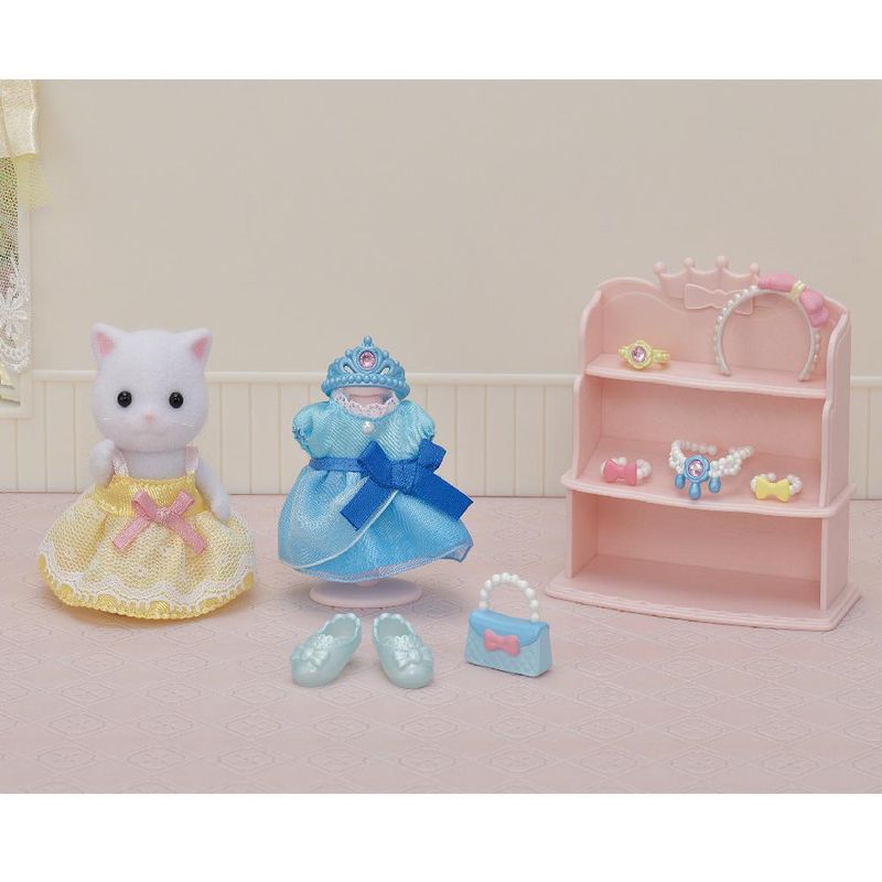 Conjunto de brinquedo de maquiagem princesa infantil, manequim