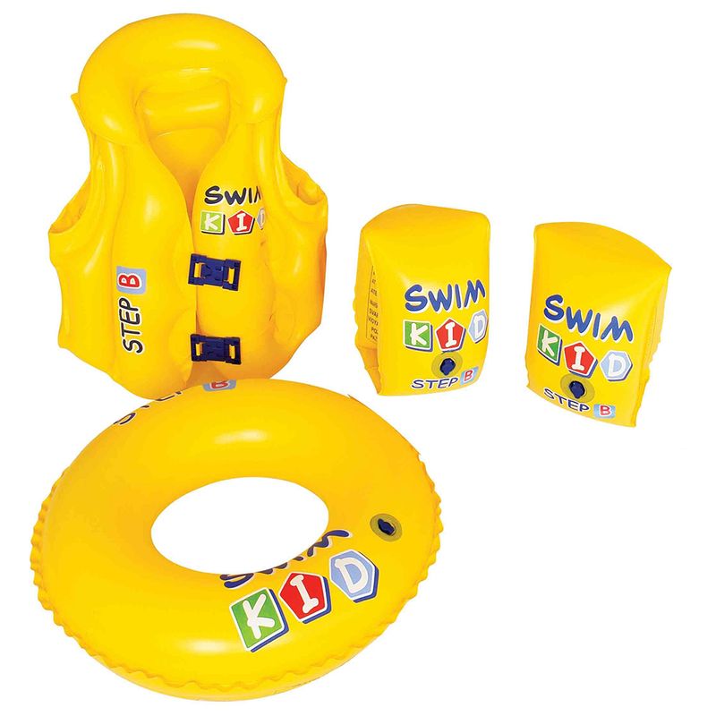 Conjunto-Infantil-para-Treino-de-Natacao---New-Toys